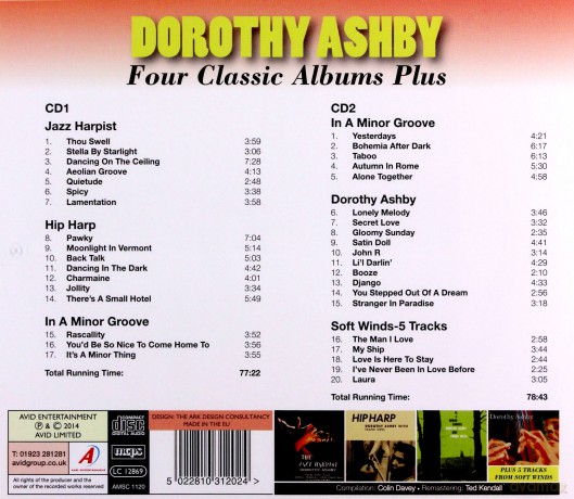 Dorothy Ashby: Four Classic Albums Plus [2CD]