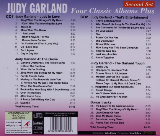 Judy Garland: Four Classic Albums Plus [2CD]