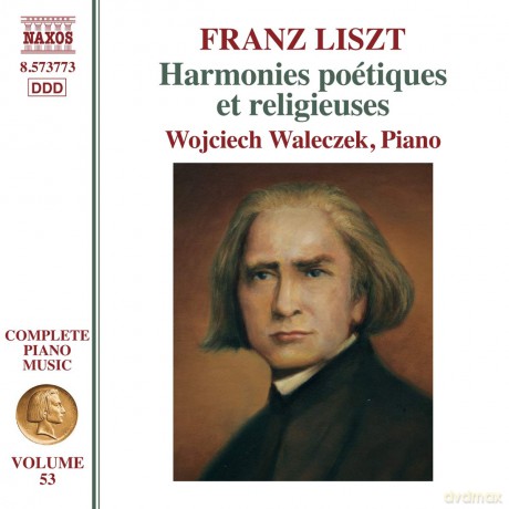 Wolciech Waleczek: Franz Liszt: Complete Piano Music. Vol. 53 - Harmonies Poetiques Et Religieuses [CD]