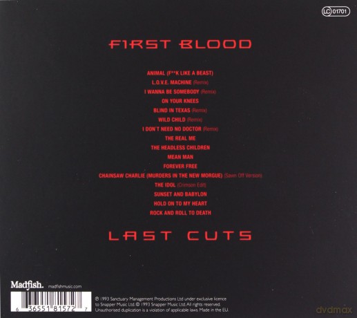 Wasp: First Blood. Last Cuts (Digi) [CD]