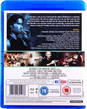 Escape From New York (Ucieczka z Nowego Jorku) [2xBlu-Ray]