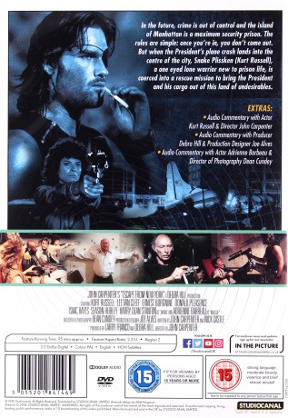 Escape From New York (Ucieczka z Nowego Jorku) [DVD]