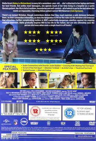 Five Feet Apart (Trzy kroki od siebie) [DVD]