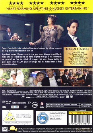 Florence Foster Jenkins (Boska Florence) [DVD]