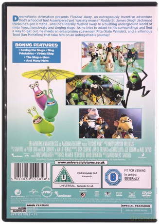 FLUSHED AWAY - 2018 ARTWORK REFRESH (Wpuszczony w kanał) [DVD]