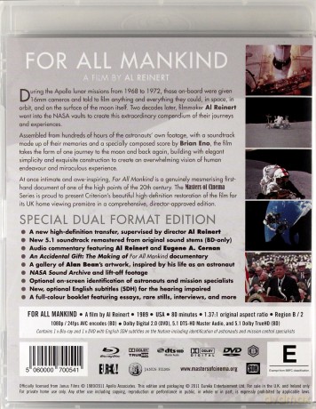 For All Mankind [Blu-Ray]+[DVD]