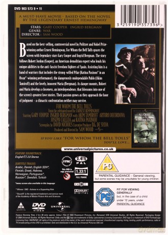 For Whom Bell Tolls (Komu bije dzwon) [DVD]