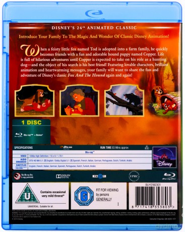 Fox The Hound (Lis i pies) [Blu-Ray]