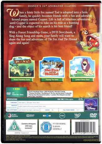 Fox The Hound (Lis i pies) [DVD]