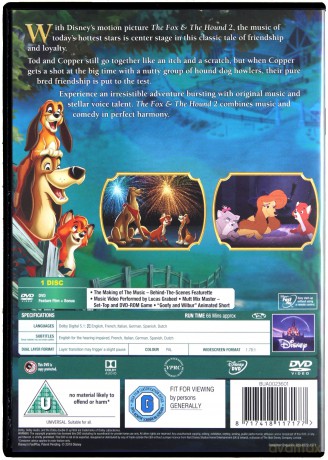 Fox The Hound 2 (Lis i pies 2) [DVD]