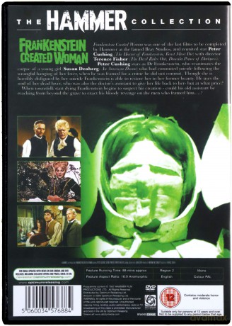 Frankenstein Created Woman (Frankenstein stworzył kobietę) [DVD]