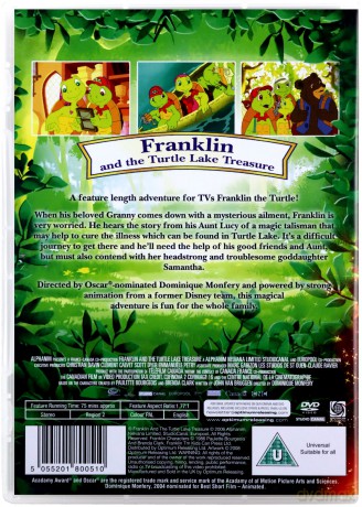 Franklin And The Turtle Lake Treasure (Franklin i skarb jeziora) [DVD]