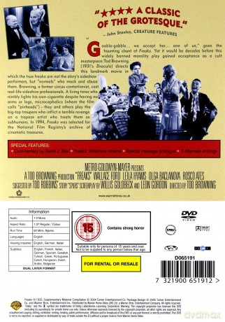 Freaks (Dziwolągi) [DVD]