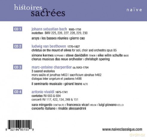 Histoires Sacrees: Histories Sacrees [4CD]