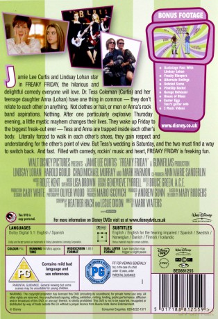 Freaky Friday 2003 (Zakręcony piątek) [DVD]