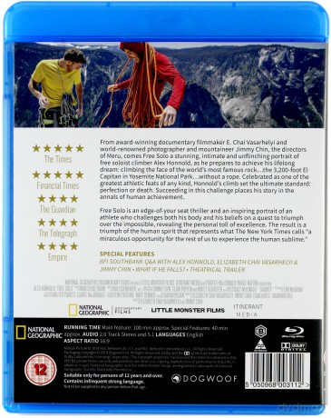 Free Solo (Free Solo: ekstremalna wspinaczka) [Blu-Ray]