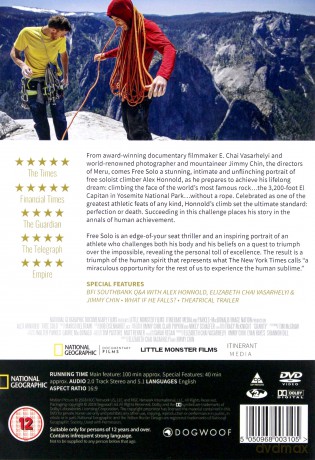 Free Solo (Free Solo: ekstremalna wspinaczka) [DVD]