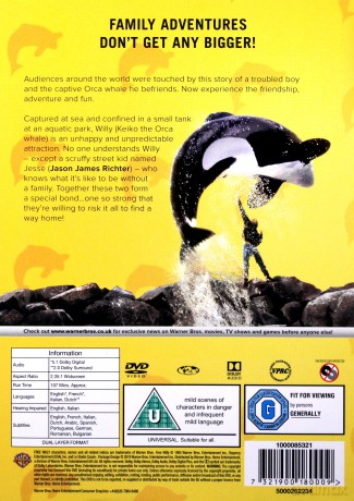 Free Willy (Uwolnić orkę) [DVD]
