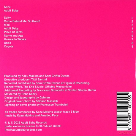 Kazu (Blonde Redhead): Adult Baby [CD]