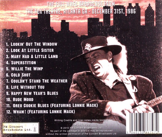 Stevie Ray Vaughan: Atlanta Sunset [CD]