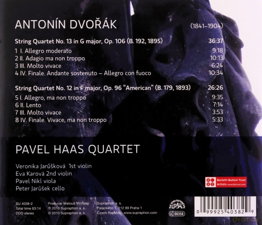 Pavel Haas Quartet: Dvorak/String Quartets [CD]