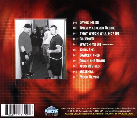 Down The Drain: Dying Inside [CD]