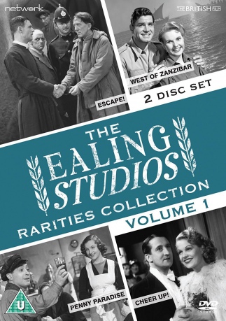 Ealing Studios Rarities Collection The Volume One Escape West Of Zanzibar Penny Paradise Cheer Up [2DVD]