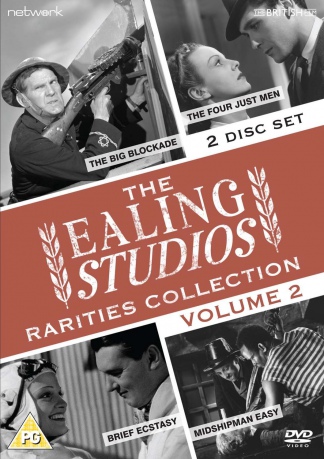 Ealing Studios Rarities Collection The Volume Two Midshipman Easy Brief Ecstacy The Big Blockade The Four Just Men [2DVD]