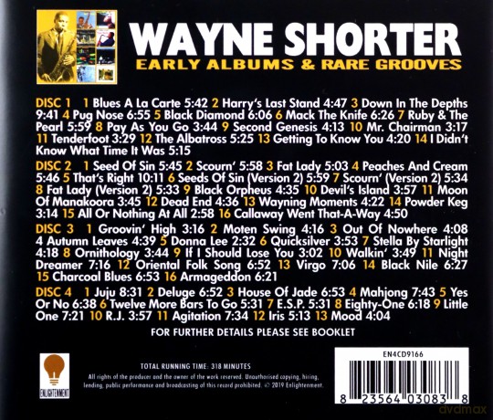 Wayne Shorter: Early Albums & Rare Grooves [4CD]