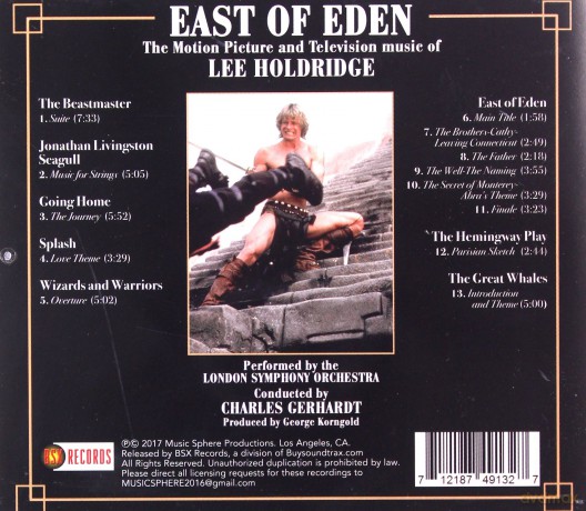 East Of Eden soundtrack (Lee Holdridge) [CD]