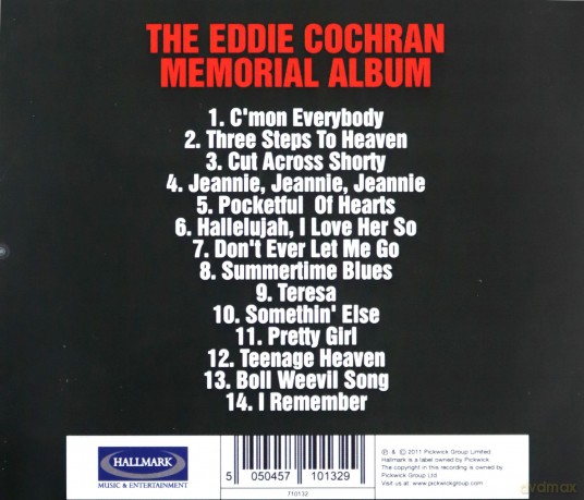 Eddie Cochran: Eddie Cochran Memorial Album [CD]