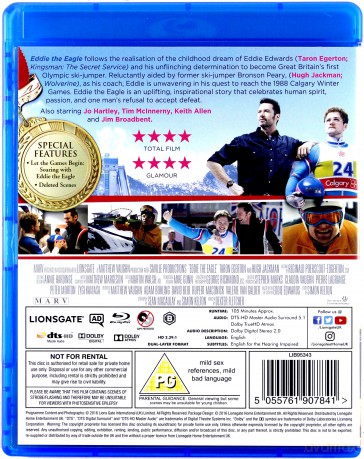Eddie The Eagle (Eddie zwany Orłem) [Blu-Ray]