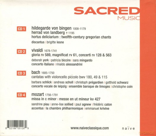 Sacred Music (Boxed Set) [4CD]
