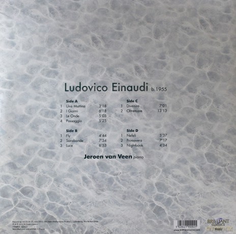 Jeroen Van Veen: Einaudi - Piano Music [2xWinyl]