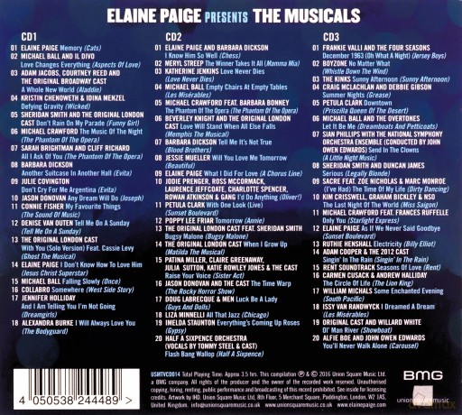 Elaine Paige Pts The Musicals [3CD]