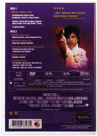 Purpurowy deszcz (Purple rain) edycja specjalna [2DVD]