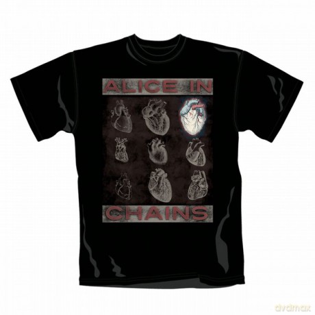 Alice In Chains: Heart, Black, Men's (M) [T-Shirt]