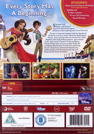 Elena And The Secret Of Avalor (Elena z Avaloru) (Disney) [DVD]