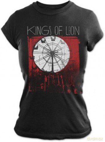 Kings Of Leon: Ferris Wheel, Black, Women's (M) [T-Shirt]