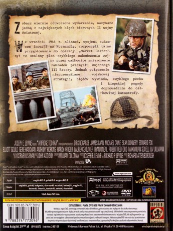 O jeden most za daleko (polski lektor) (The Best Of...Filmy Wojenne 05) [DVD]+[KSIĄŻKA]