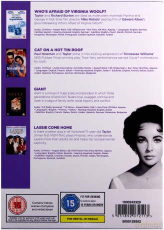 Elizabeth Taylor Box Set [4DVD]