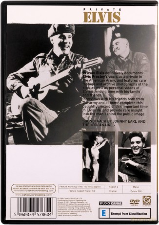 Elvis Presley Private Elvis [DVD]