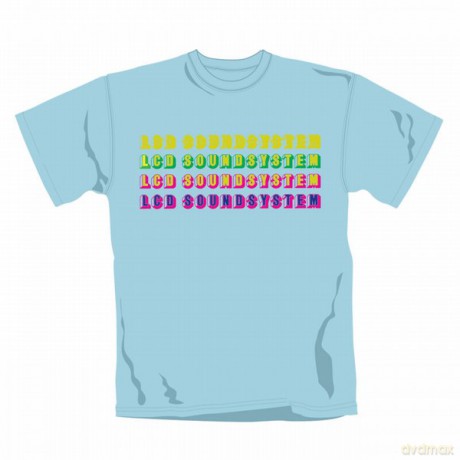 Lcd Soundsystem: Multicolour Logo, Blue, Men's (XL) [T-Shirt]