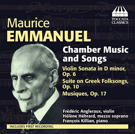 Anglerauxhebrardkillian: Emmanuelchamber Music Songs [CD]