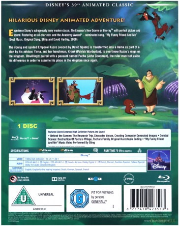 Emperors New Groove (Nowe szaty króla) [Blu-Ray]