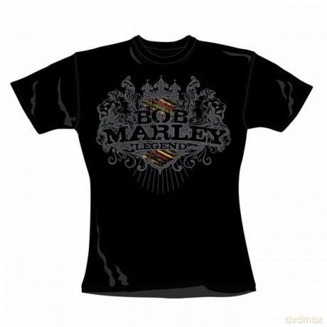 Bob Marley: Legend, Black, Women's (M) [T-Shirt]