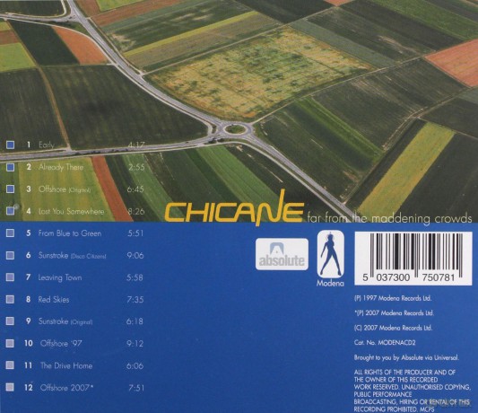 Chicane: Far From The Maddening Crowds [CD]