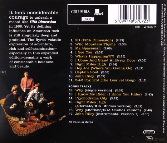 Byrds: Fifth Dimension [CD]