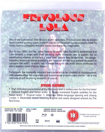 Frivolous Lola (Monella) [Blu-Ray]