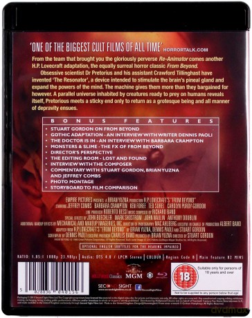 From Beyond (Zza światów) [Blu-Ray]